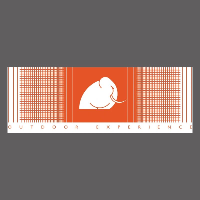 Mamood gradient check pattern orange