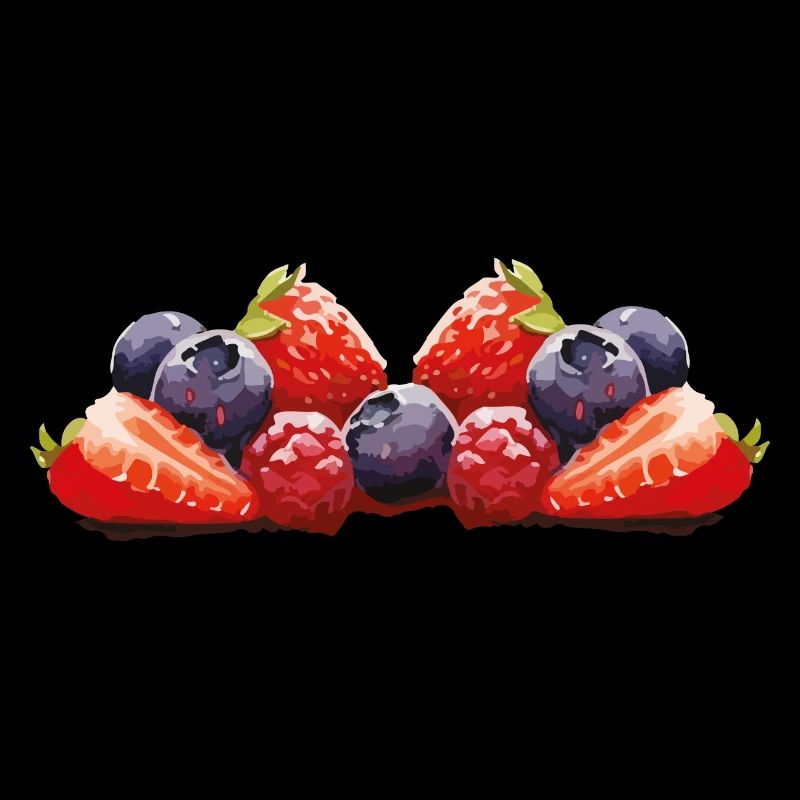 Erdbeere Blaubeere Obst