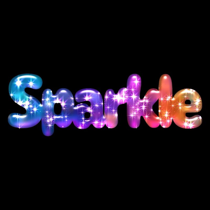 Effekt "Glitzernder Text"