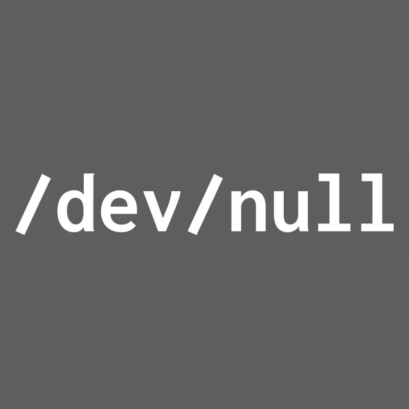 Dev null Webentwickler Humor lustig
