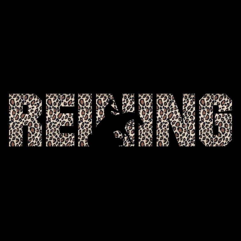 Reining Schriftzug Silhouette Leo