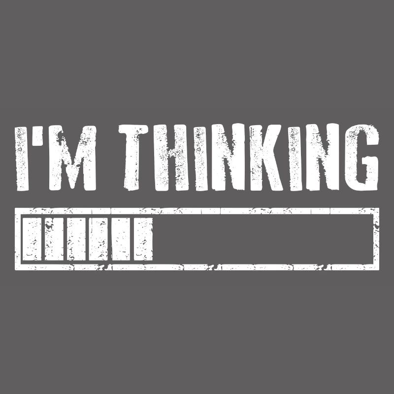 I'M THINKING Loading Gaming Computer Humor