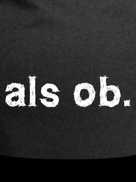 als ob. Aussage Statement