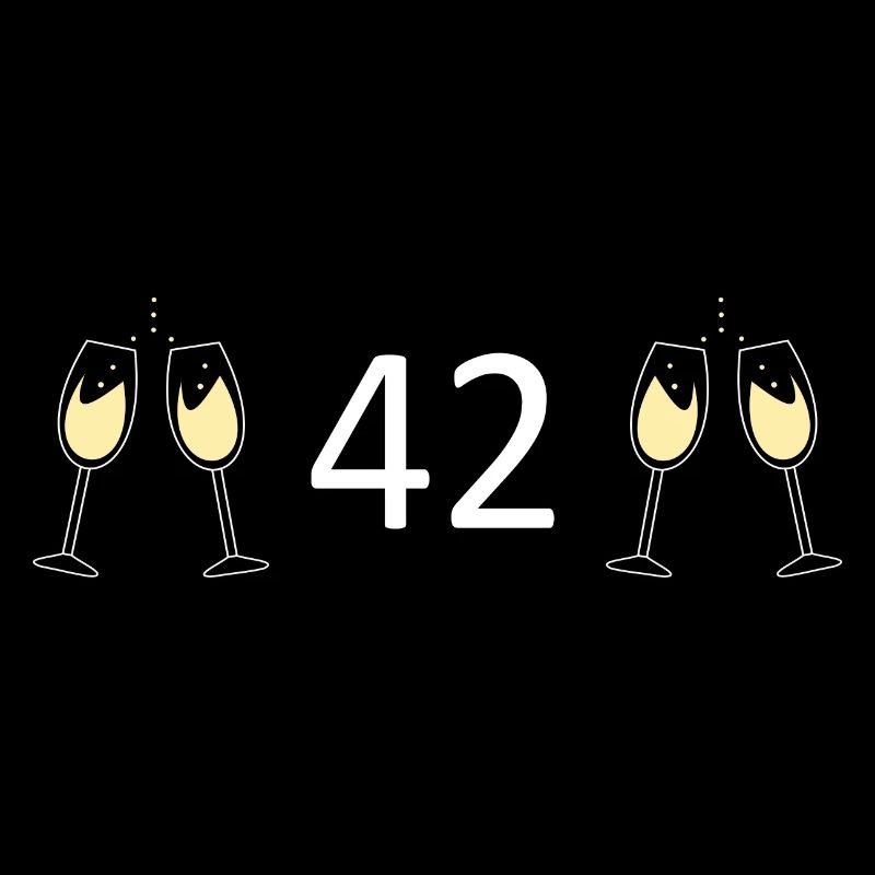 42e anniversaire 42 ans 42 ans numéro 42