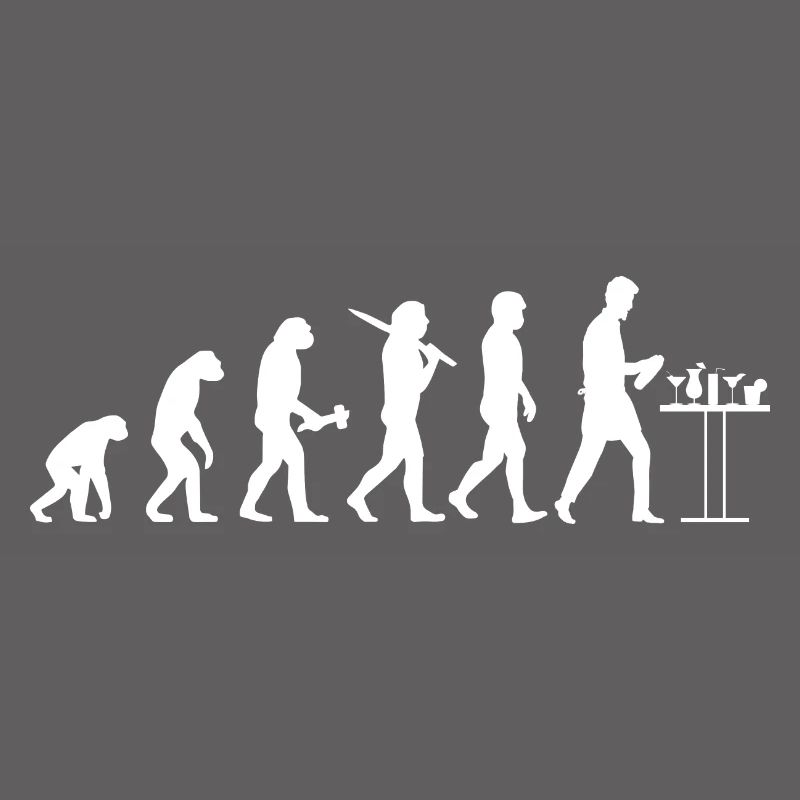 Bartender Barman Bartender Evolution Gift
