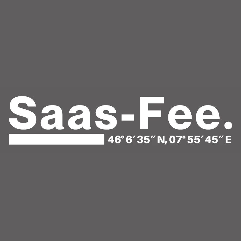 Saas-Fee coordinates Valais Switzerland