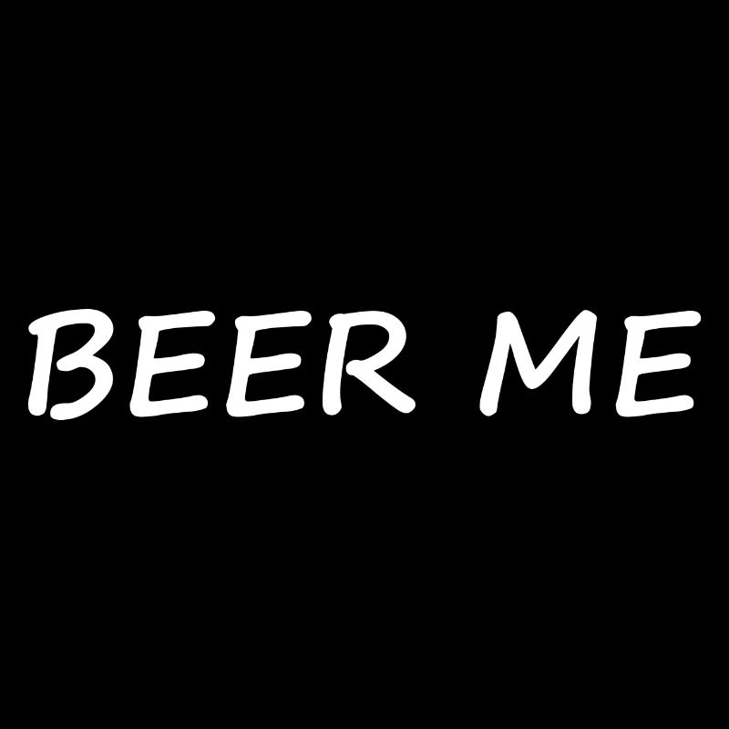 Bier Me Handgeschriebenes Bier Banner