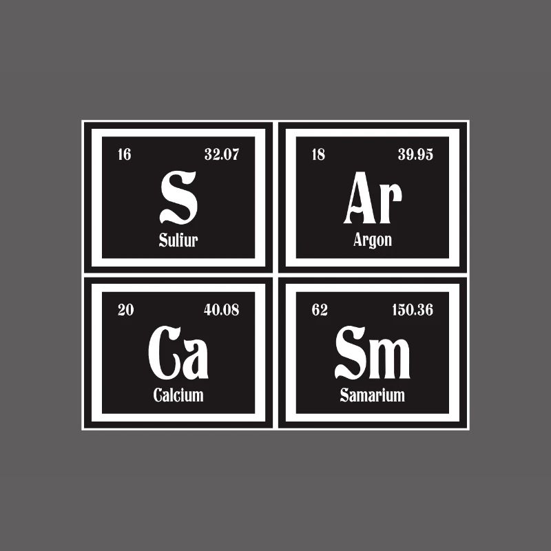 Sarkasmus | Periodensystem der Elemente