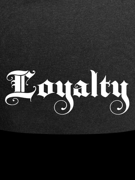 Loyalität Loyalty Fancy Script Geschenk