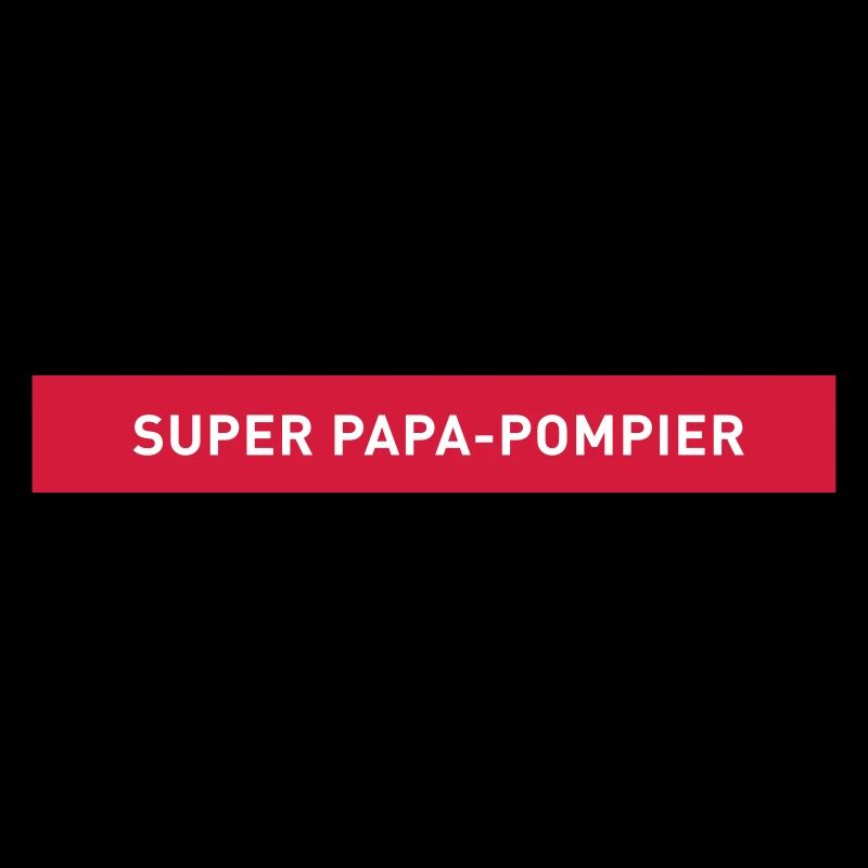 SUPER PAPA POMPIER Uniforme de Pompier
