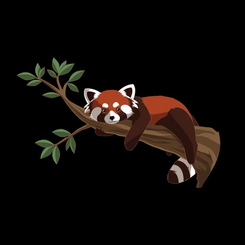 Red Panda on a Tree