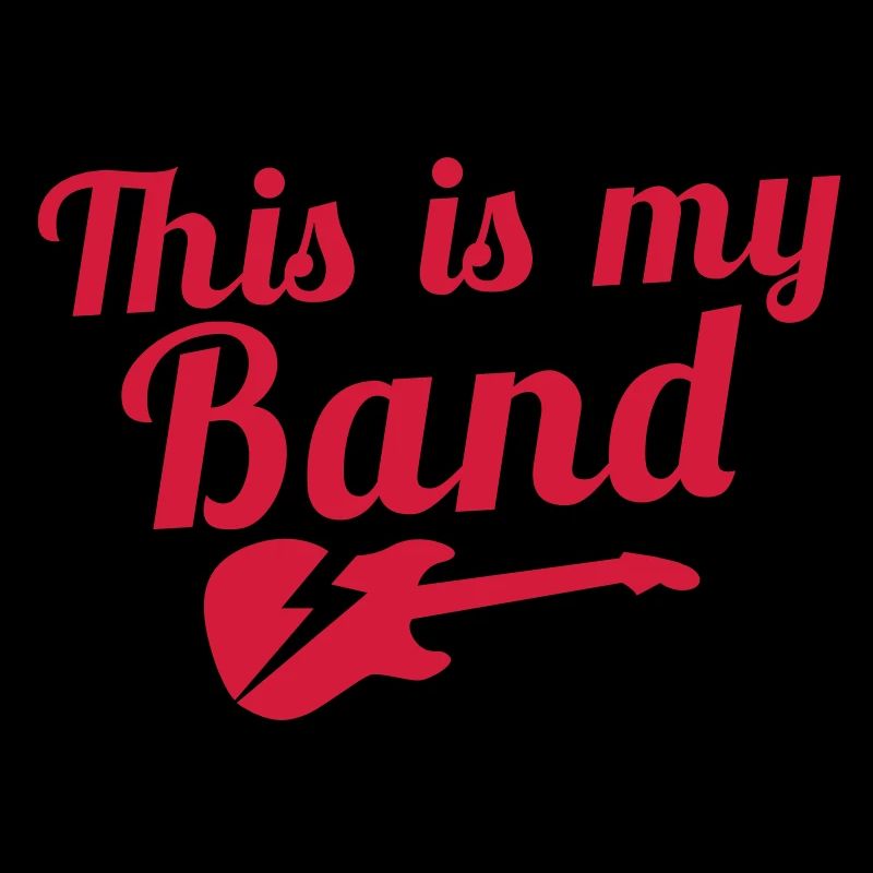 Das ist meine Band mit E-Gitarre