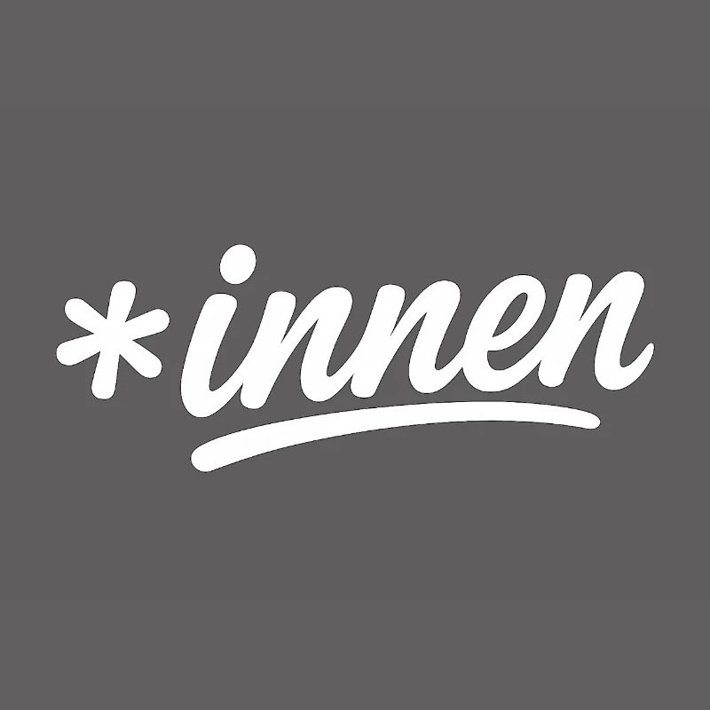 Inklusionsstern *innen Script