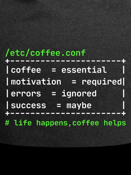 Coffee Config – Developer Kaffee Design
