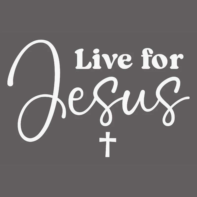 Live for Jesus Script Typografie