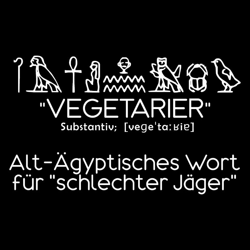 Vegetarier Veggie Spruch