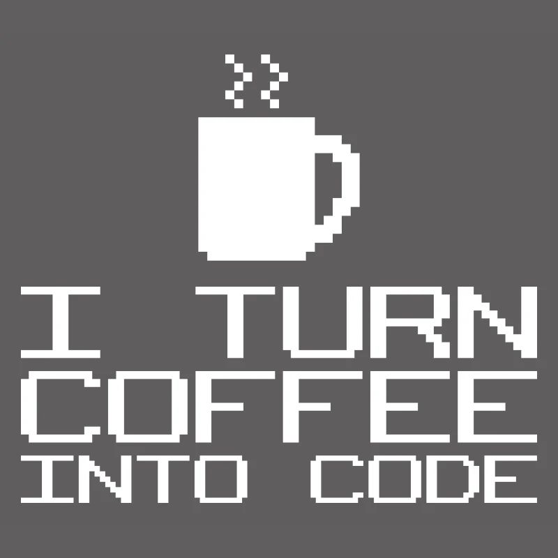 Je transforme le café en code
