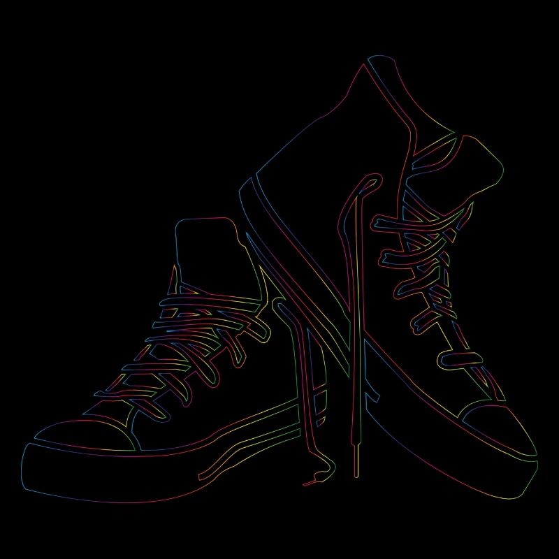 Sneaker Regenbogen