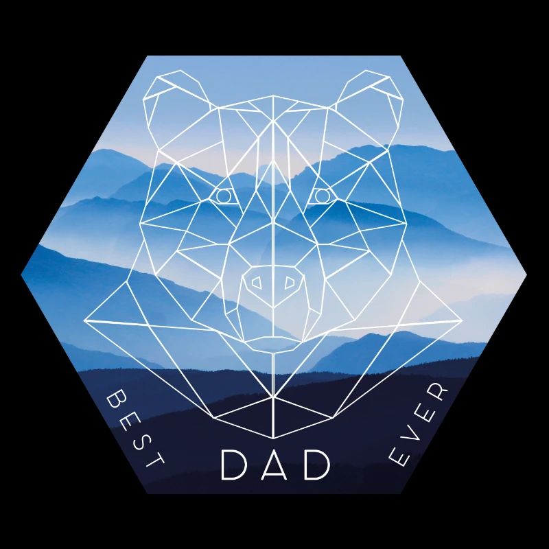 Bester Dad starker Bären Papa