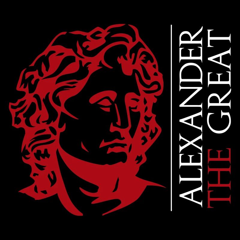 Alexander the Great Red Bust