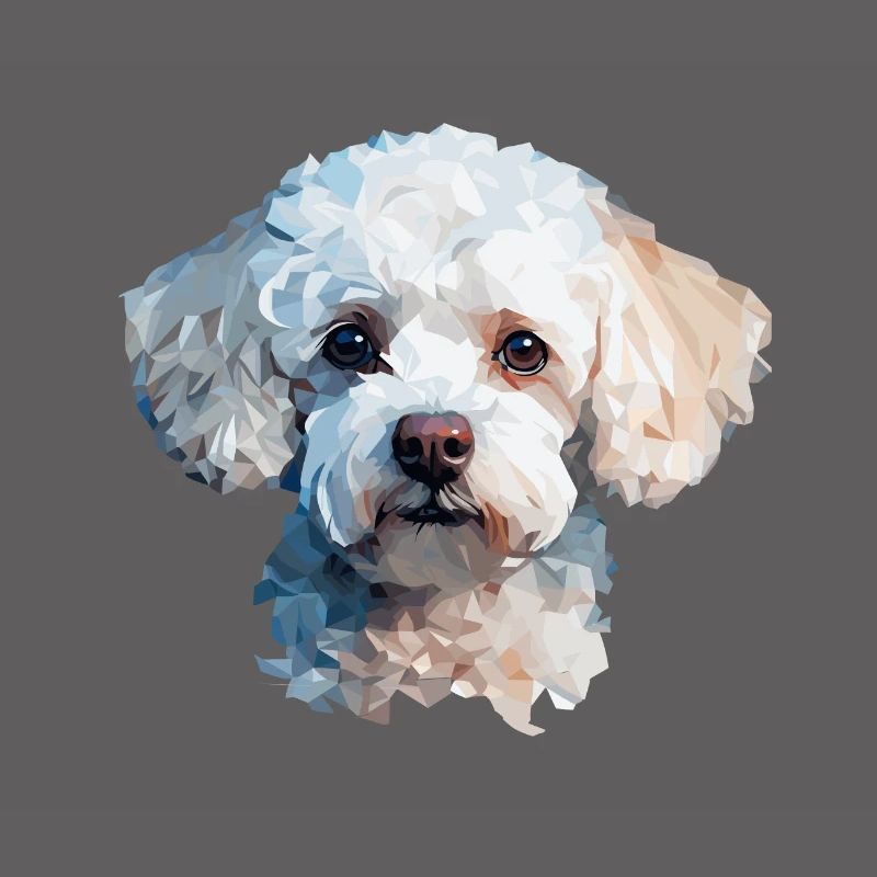 Poodle Polygon Design