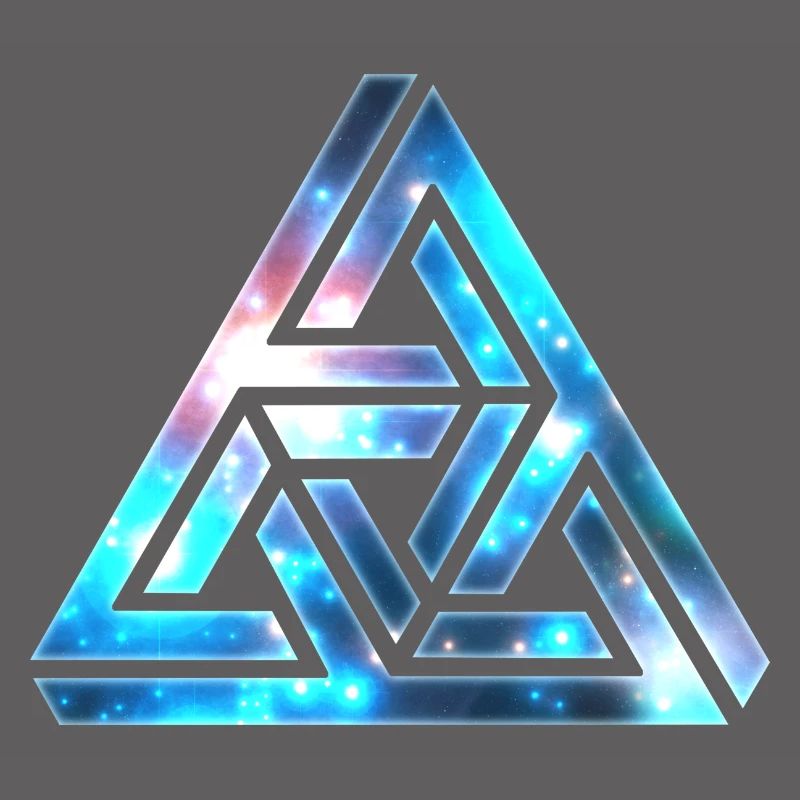 Optical Illusion, Impossible Triangle, 3D Shapes