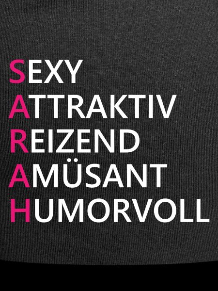 Sarah Name Geschenk