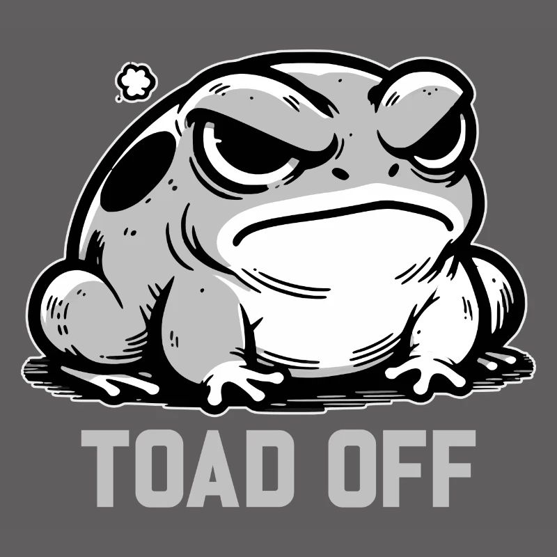 Vintage Frog Toad Meme Grumpy Frog Don't Toad Me