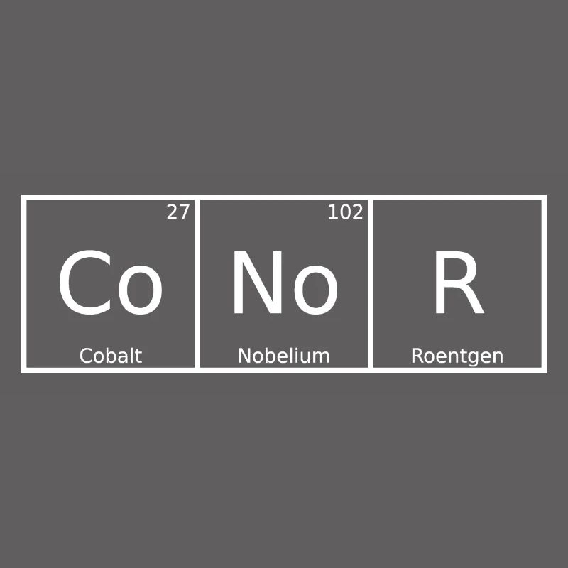 Conor Name First Name Chemistry Periodic Table Elements