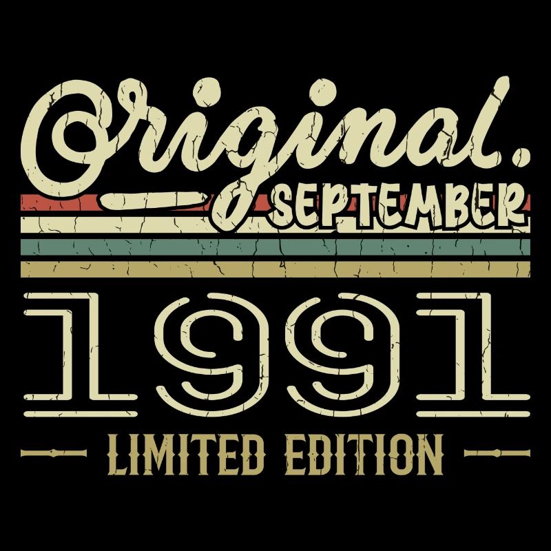 September 1991 Geburtstagsgeschenk September 1991