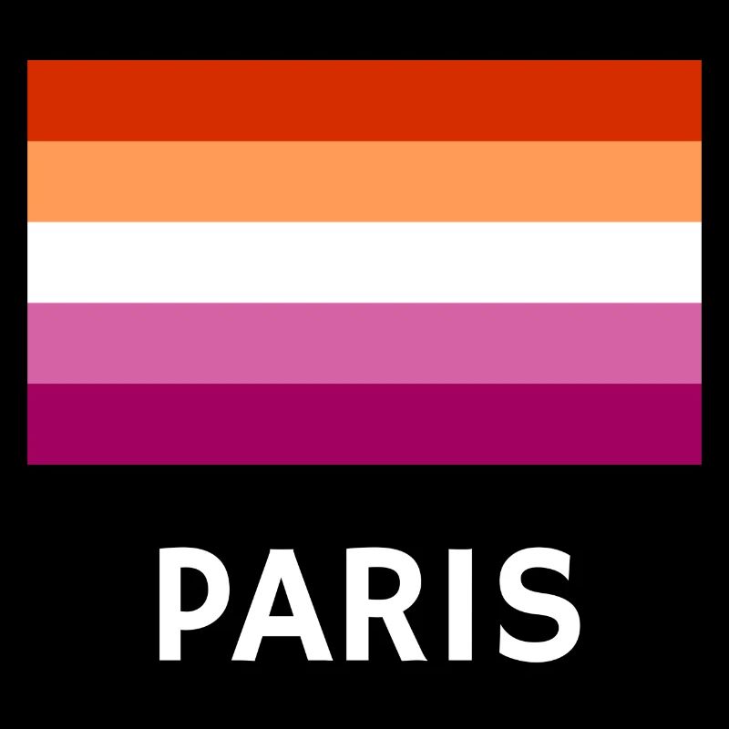 Drapeau de la fierté lesbienne Paris