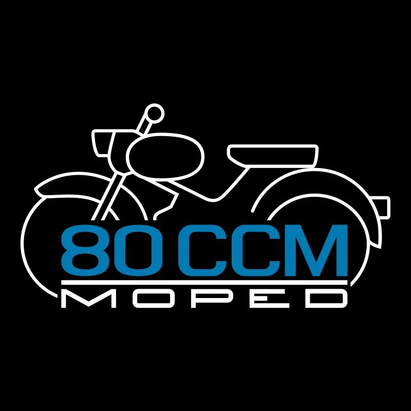 Emblème de 80cc Moped Sparrow