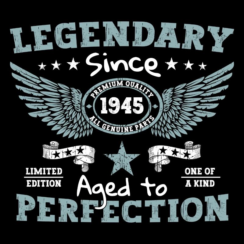 Legendary since 1945 77th birthday gift