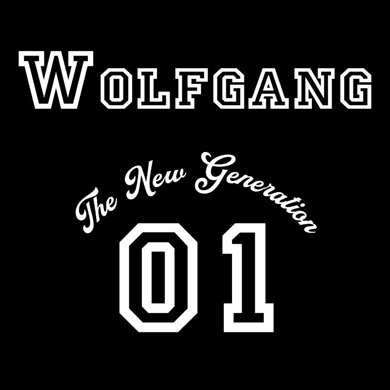 First name: Wolfgang - "The New Generation", white