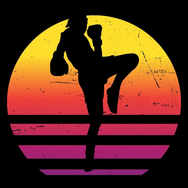 Femmes Boxeur Thaï Boxe Thaï Boxe Thaï Muay Thai