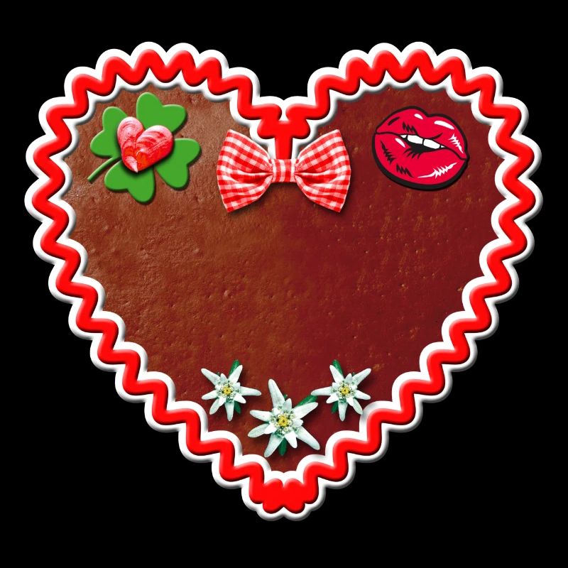 55 Lebkuchenherz Schatzi Dein eigener Text