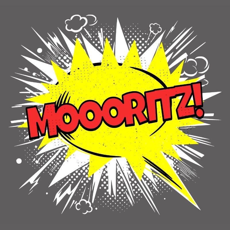 Moritz Name Funny Speech Bubble Moooritz!