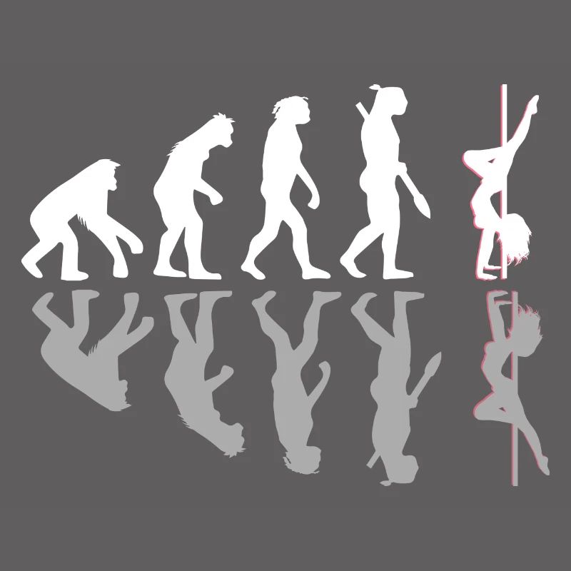 Pole dance evolution gift shadow