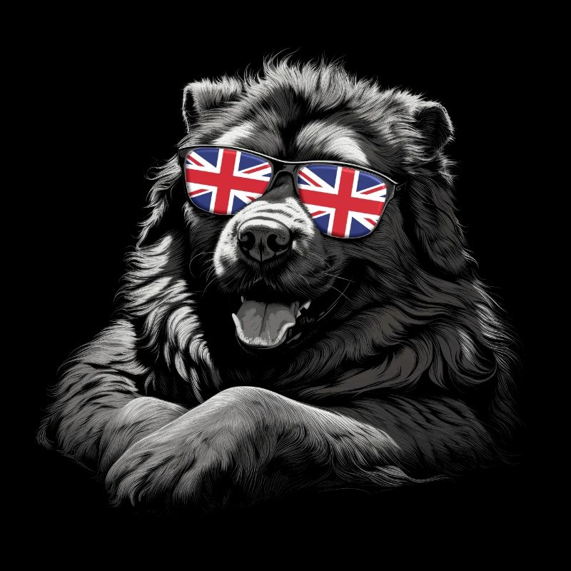 Chien de berger du Caucase Drapeau de l’Angleterre