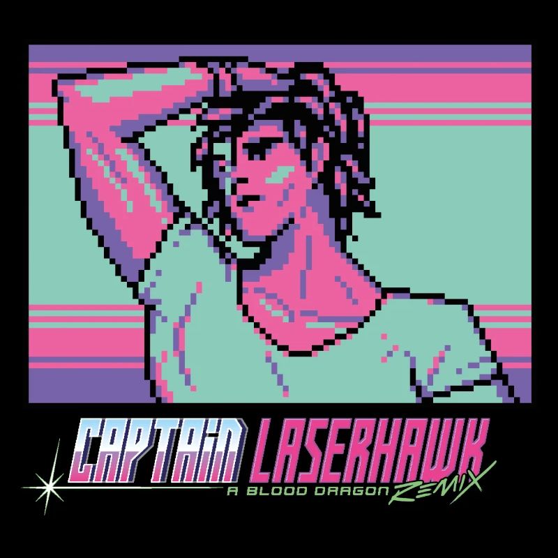Captain Laserhawk Dolph Dans Pixel Design