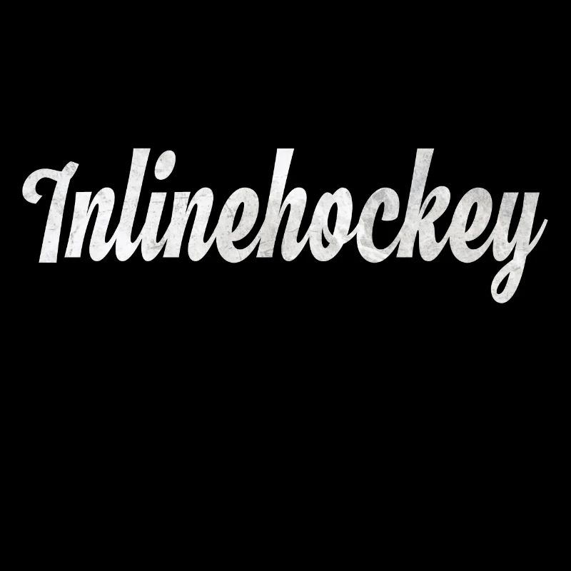 Inlinehockey lettering gift emblem
