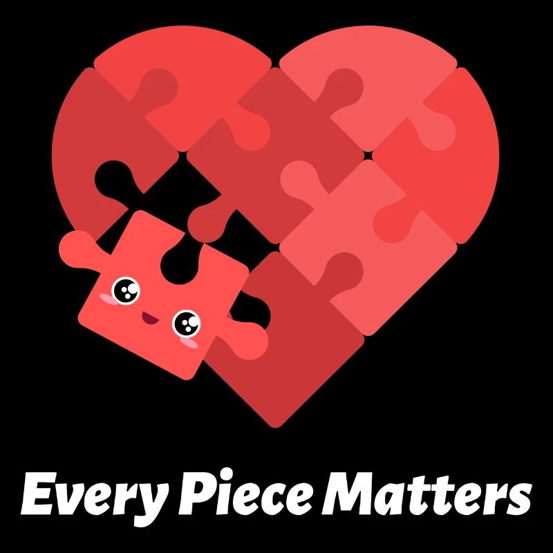 Every Piece matters autism acceptance Puzzle