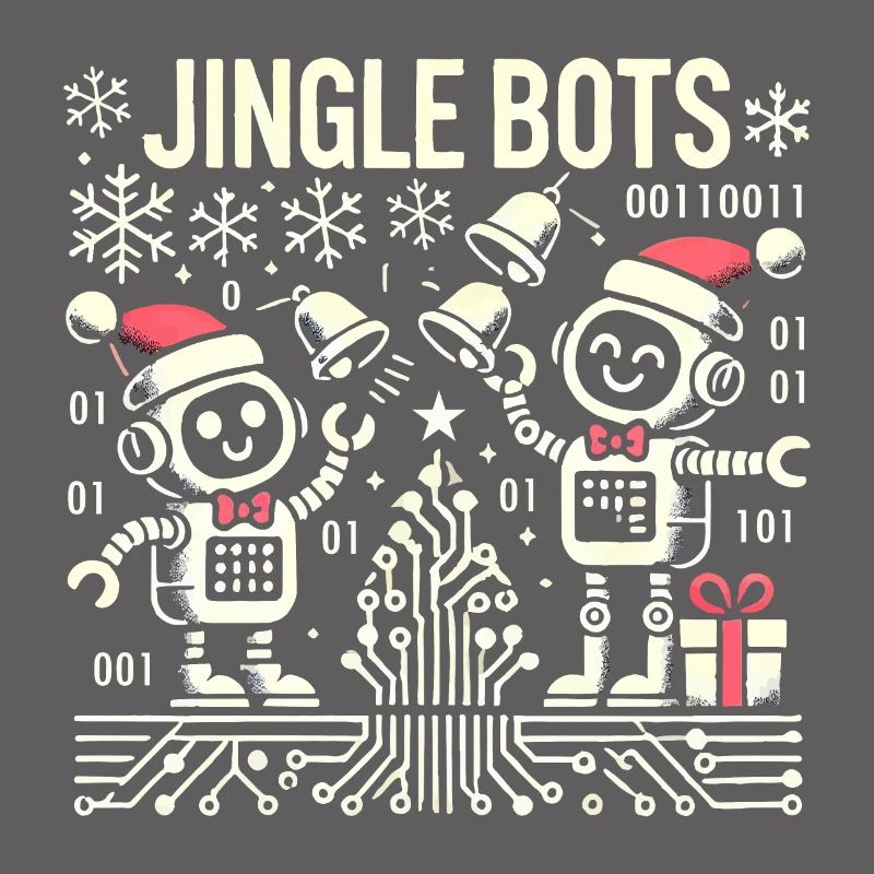 Jingle Bots - Robot de Noël avec code binaire