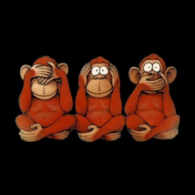 Three monkeys
