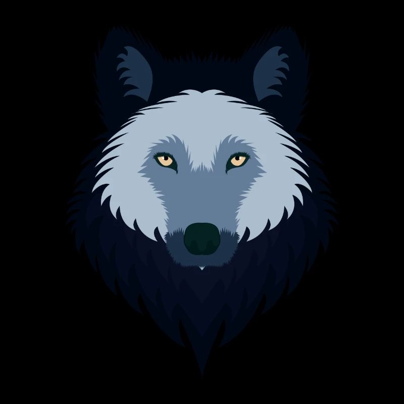 Weiblicher blauer Wolf