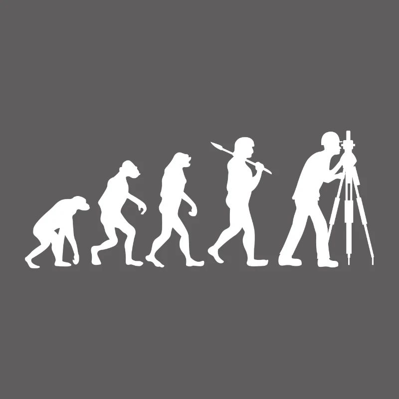 Evolution engineer surveying gift profession