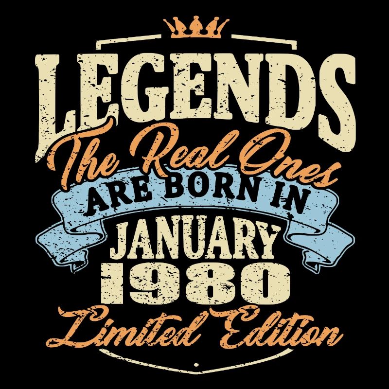 Echte Legenden werden im Januar 1980 geboren