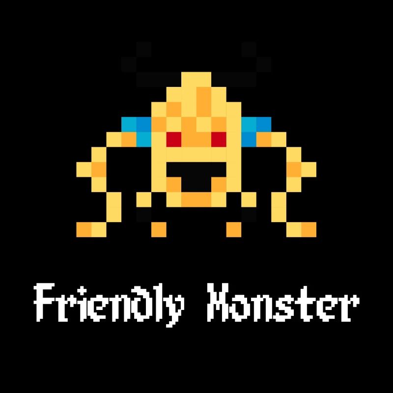 Monstre 8 bits (monstre amical)