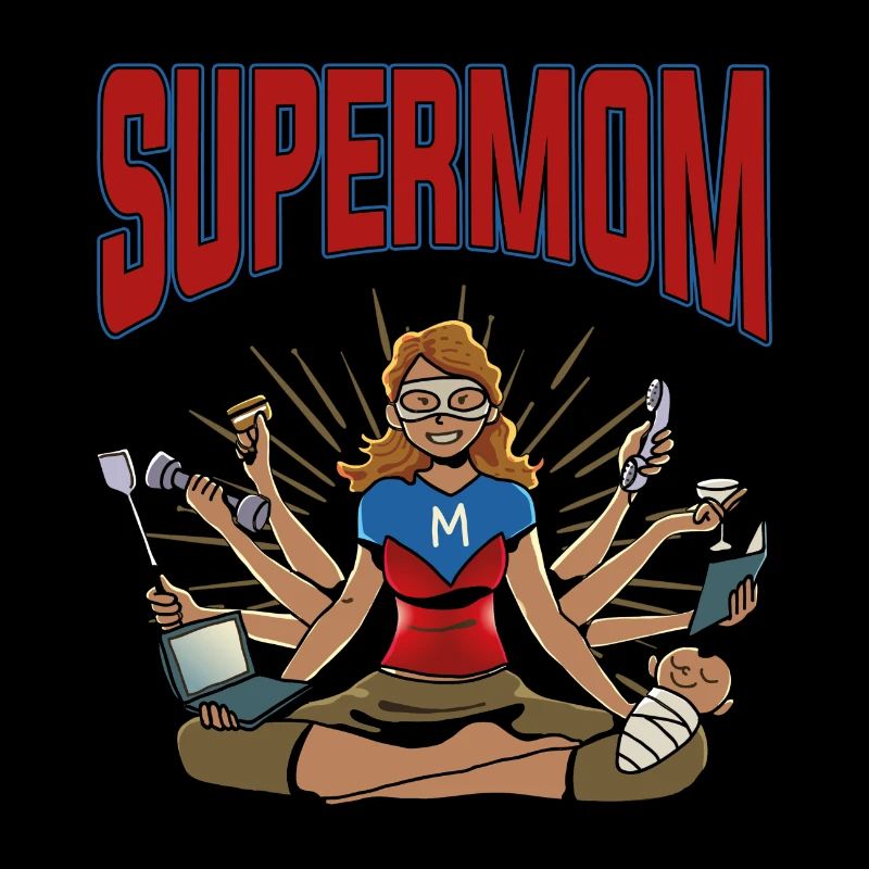 Mutterschaft Mutter Superheld Supermama Supermom
