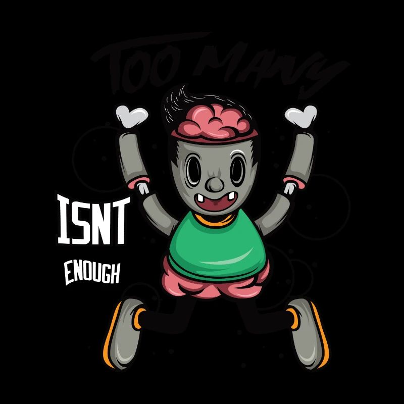 Hey! Get This Unique Detailed Tee Saying Too Many